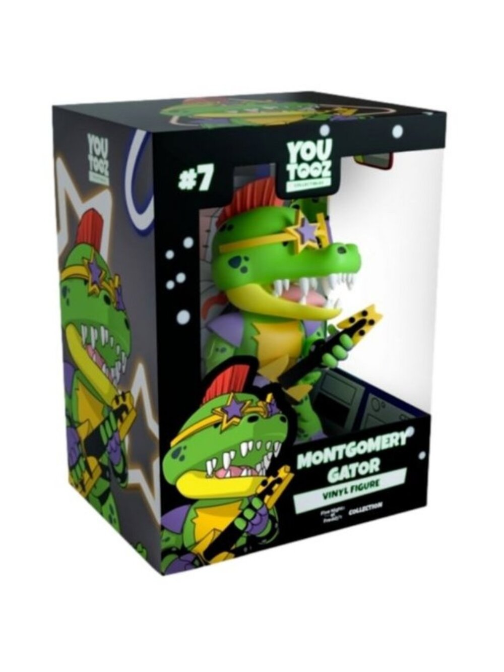 Five Nights at Freddy's Montgomery Gator Vinyl Figure #7 in Clear Protective Box
